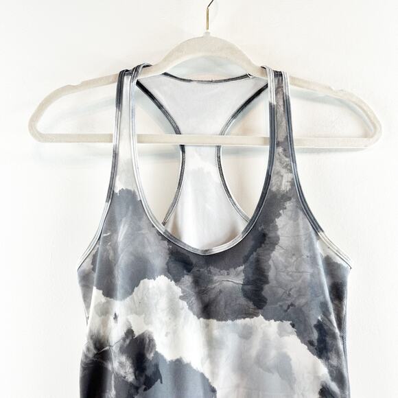 Lululemon Cool Racerback Tank Top Gray White Black Small - Picture 3 of 10